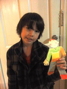 My handsome nephew Jake & his awesome Flat Stanley