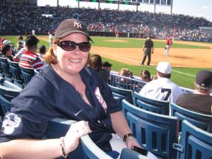 opening day of spring training at George Steinbrenner stadium 