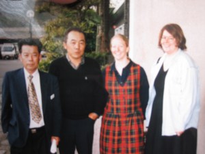 First visit with Japanese rice farmers