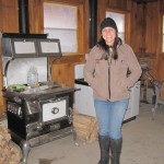 the stove for meals made in the sugar shack