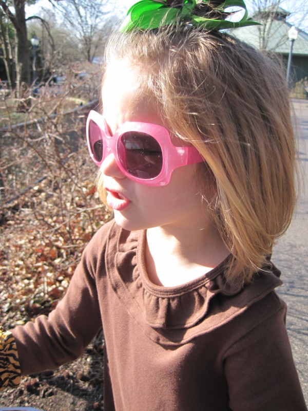 Miss K in her shades