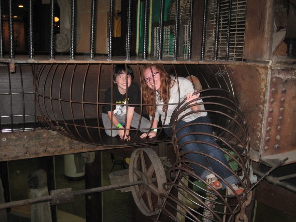 GA & Jake playing at the City Museum