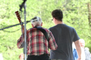 Doc Watson leaves the stage