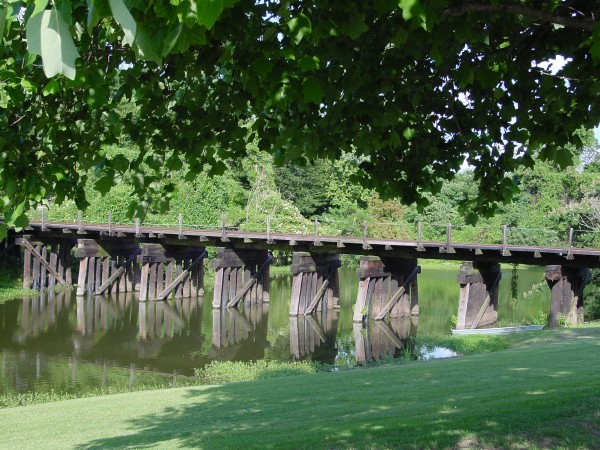 Railroad bridge in Scott Mississippi