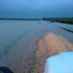 12.5 inches Still raining Water took over the main road on the back of the farm. With widespread rainfall like this the bayous and canals are full to the top there is no telling when this water will recede Brandon Gravois Louisiana