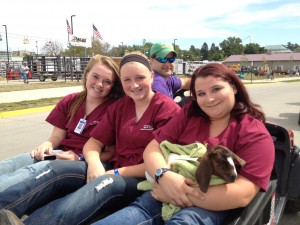 students from Southeast Polk FFA at the Iowa State Fair