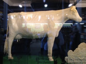 the Iowa State Fair butter cow sculpture