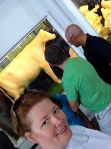 Me and the Iowa State Fair butter cow