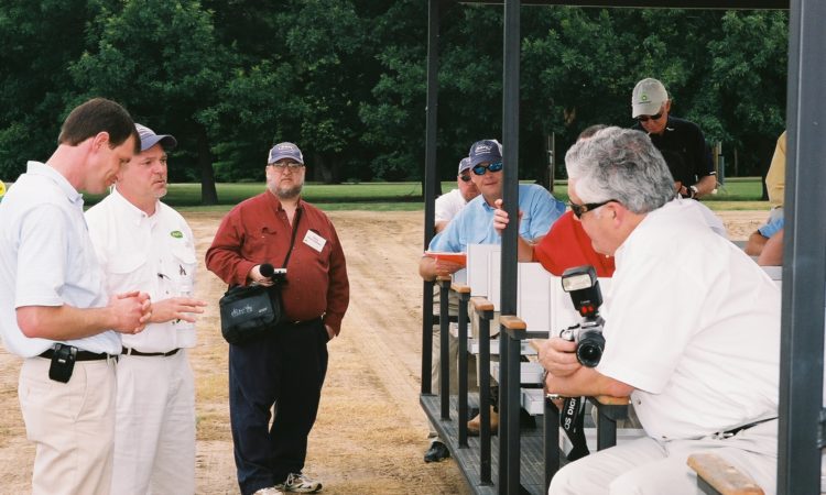Kevin Eblen on a field tour in Mississippi