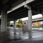 Portland has a lot of bridges & overpasses since the city is divided by a river