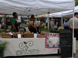 fresh greens for sale at the farmer's market