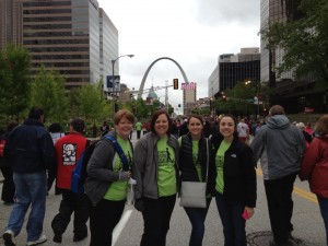 Heart Walk with friends