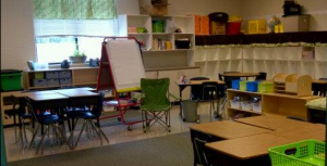 My sister's classroom "where the magic will happen"