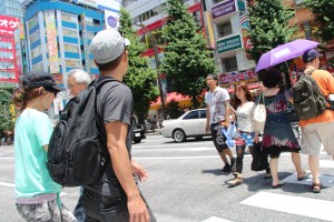 Friends in Akihabara, Tokyo