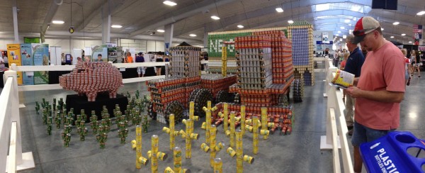 agriculture display at the Nebraska State Fair 