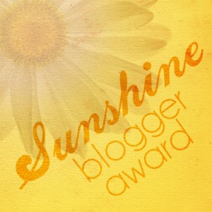 Sunshine blogger award