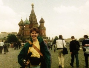 Janice in Red Square, St Basils Basilica