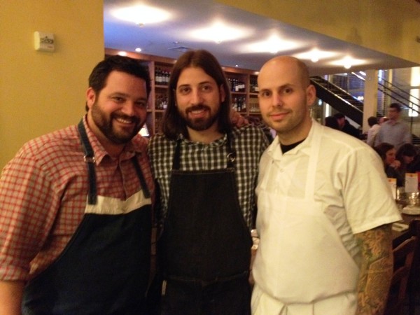 chefs Michael Hudman, Andy Ticer & Gerard Craft