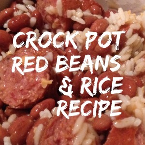 crock pot red beans & rice