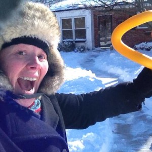 shovelling snow in the polar vortex