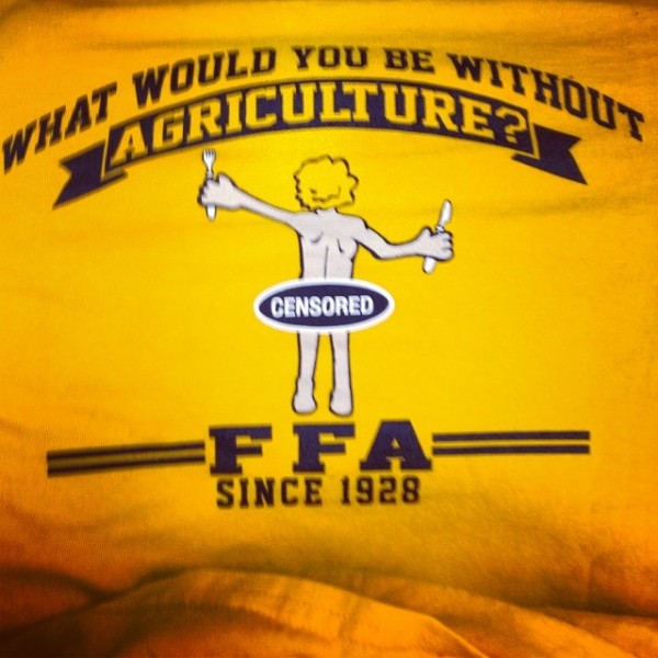 What would you be without agriculture? Naked & Hungry