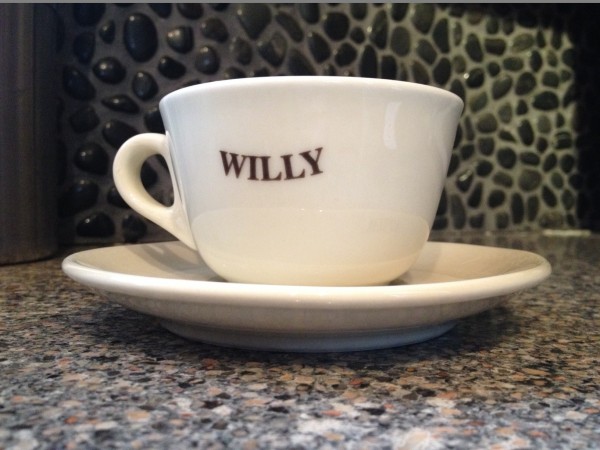 espresso cup & saucer Willy American Bar