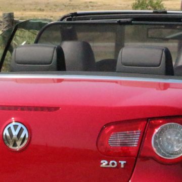 using the windscreen in your convertible