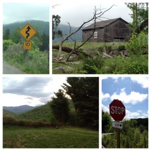 Driving through the Smokey Mountains