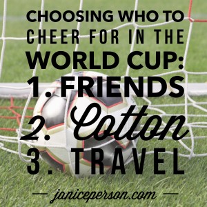 Choosing a world cup team