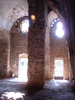 Church of St Peter in Antakya looking out from altar