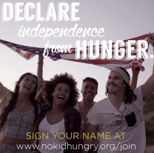 decalre independence from hunger