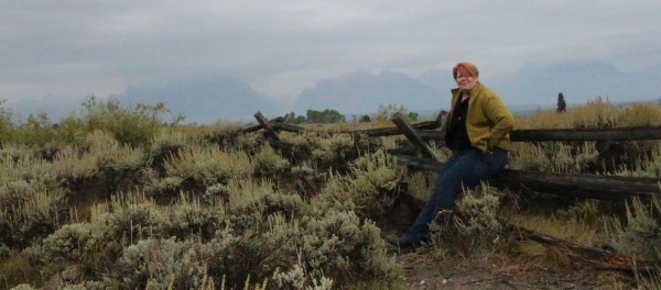 selfie at Jackson Hole