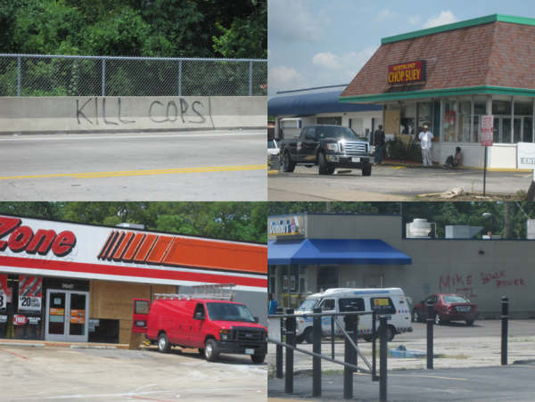 Ferguson, Missouri riot damage