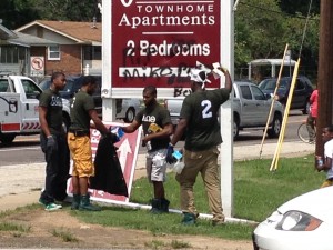 cleaning up Ferguson