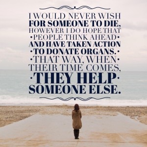 thoughts on organ donation