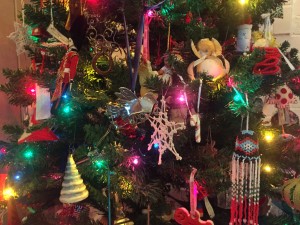 My Christmas tree combines homemade & travel memories