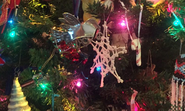 My Christmas tree combines homemade & travel memories