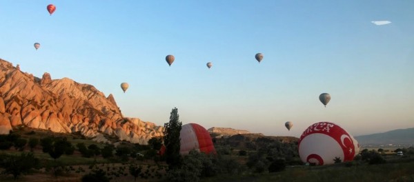 hot air balloon in Cappadocia