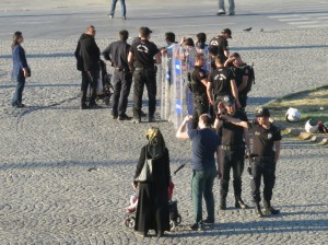 police in Taksim