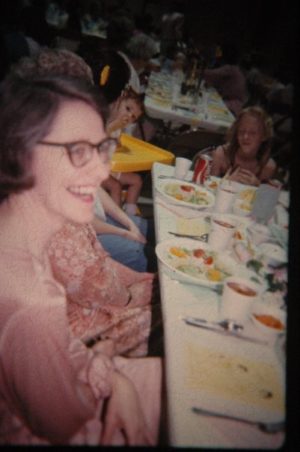 Mom at a luncheon