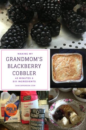 grandmom's blackberry cobbler