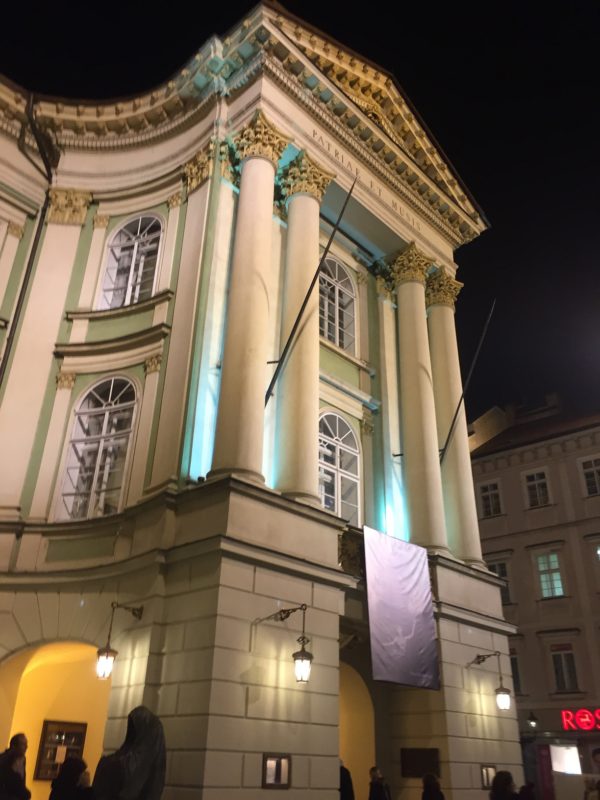 exterior of Prague Opera House