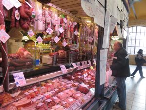 Budapest meat market