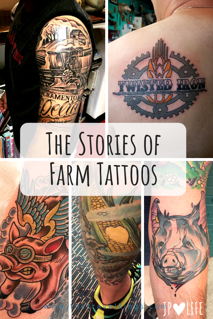Love seeing some of the farm tattoos & seeing the stories behind them. #inked